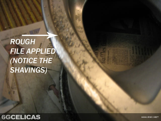 Progressive sanding process showing surface preparation stages